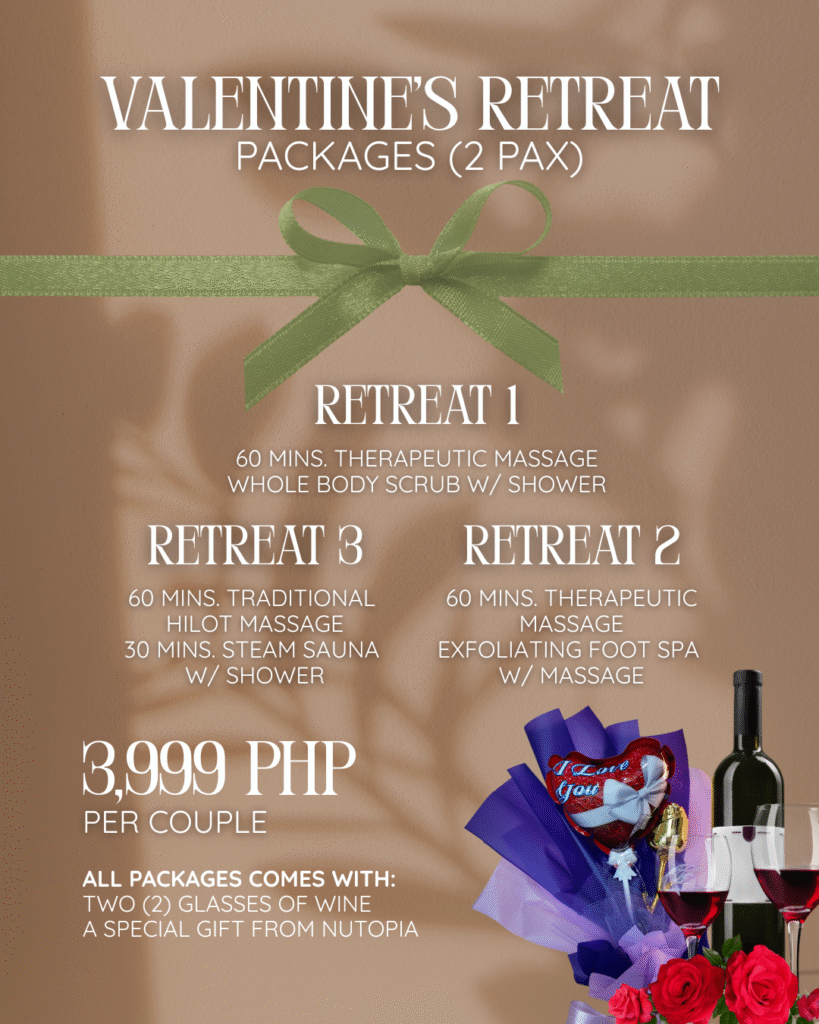 valentine paockages from a spa in makat (nutopia spa)
