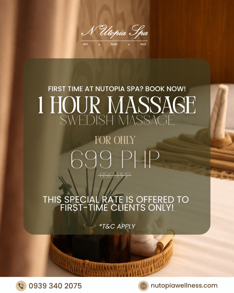 First time promo at a spa in makati