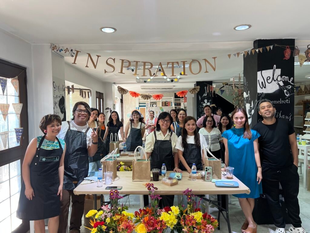 Flower Bag Arrangement Workshop at a Spa in Makati