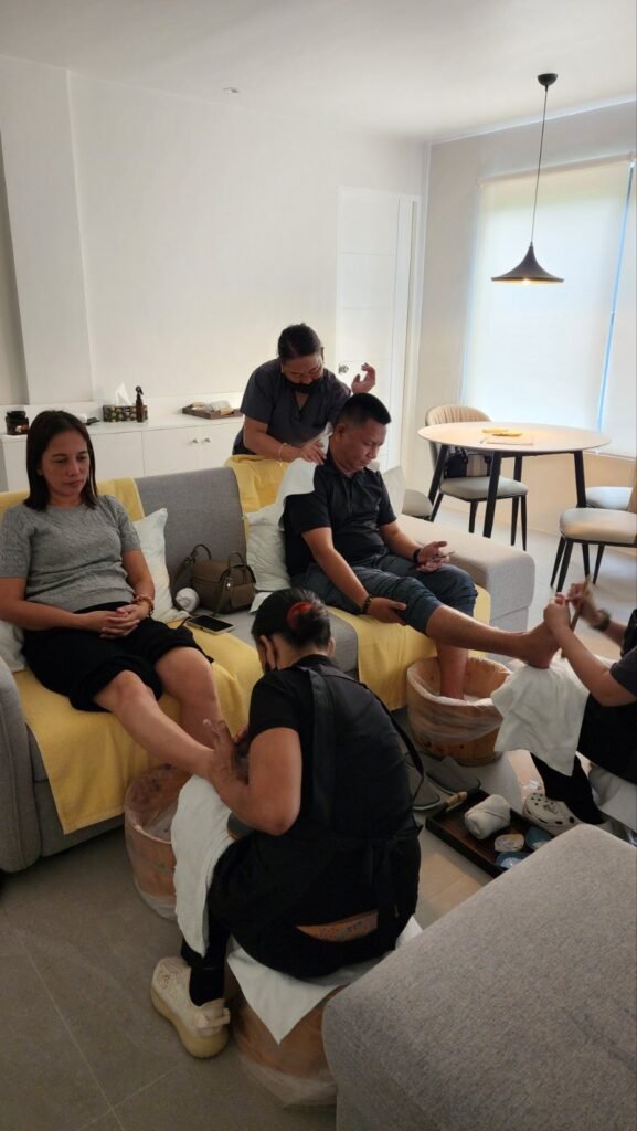 Corporate wellness event at a Spa in Makati